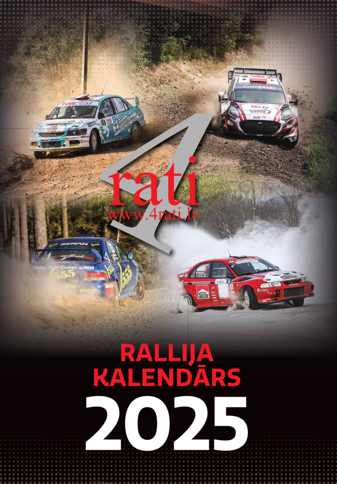 4ratu Rallija kalendārs 2025.gadam – no minirallija līdz WRC